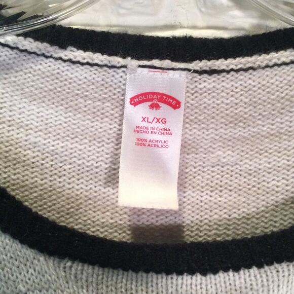 Ugly Christmas Sweater Penguin themed XL - Picture 2 of 5